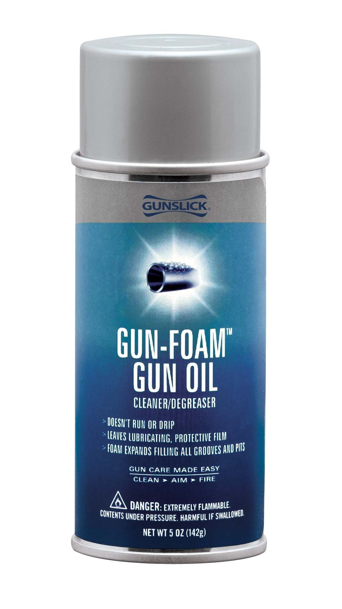 GunSlick Pro Gun Foam Gun Oil 5oz Aerosol Gun Cleaning Spray GSK85104